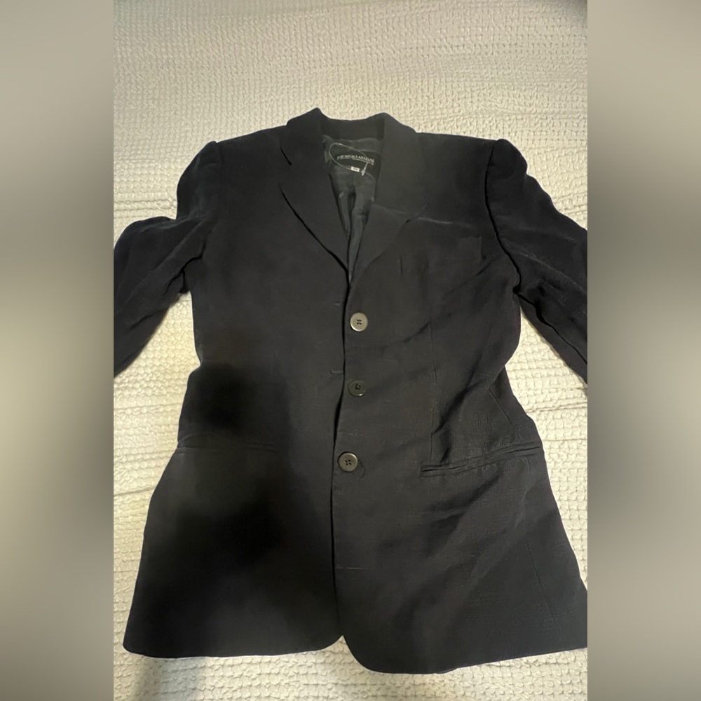 Giorgio Armani Black Tailored Blazer